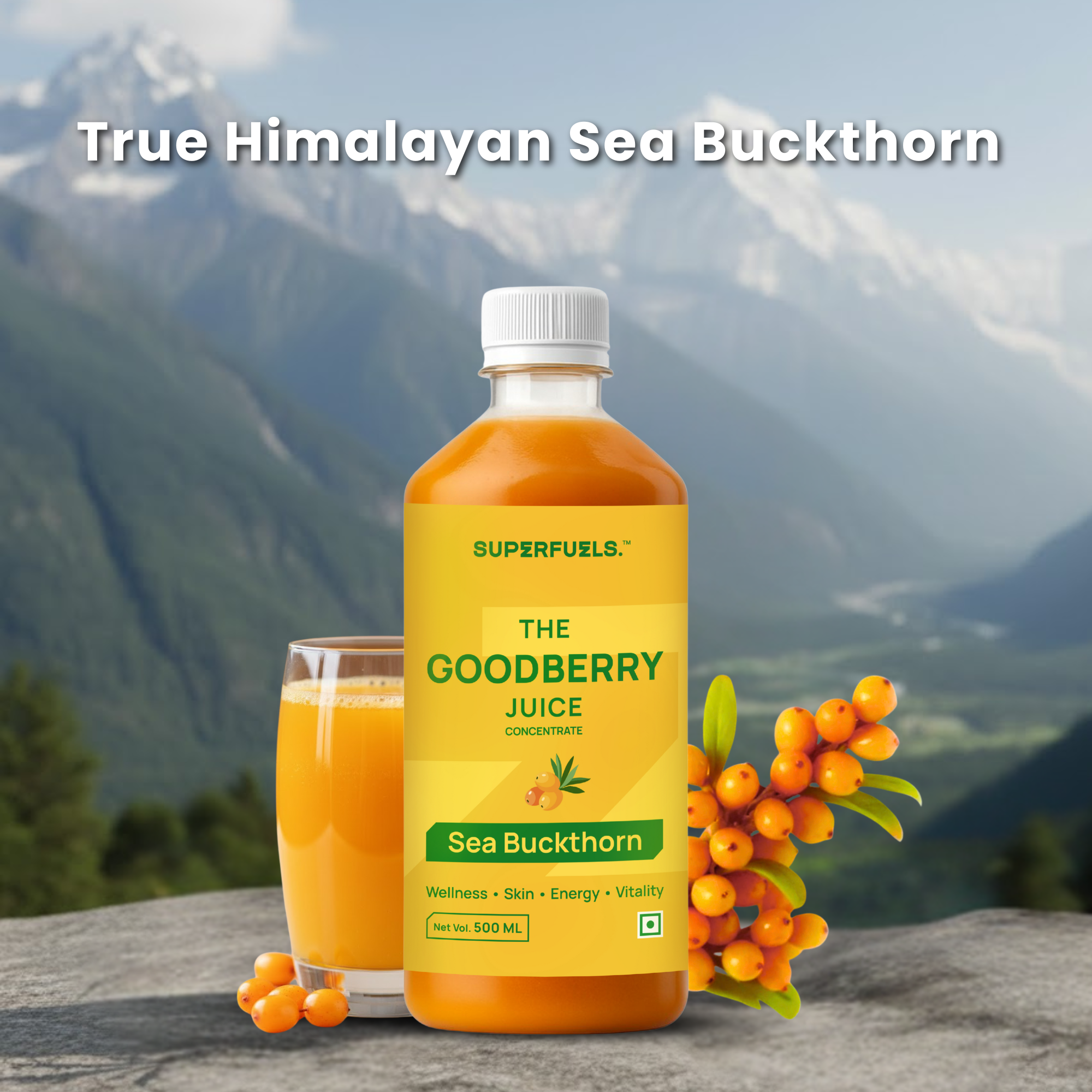 The Goodberry Sea Buckthorn Juice - 500ml