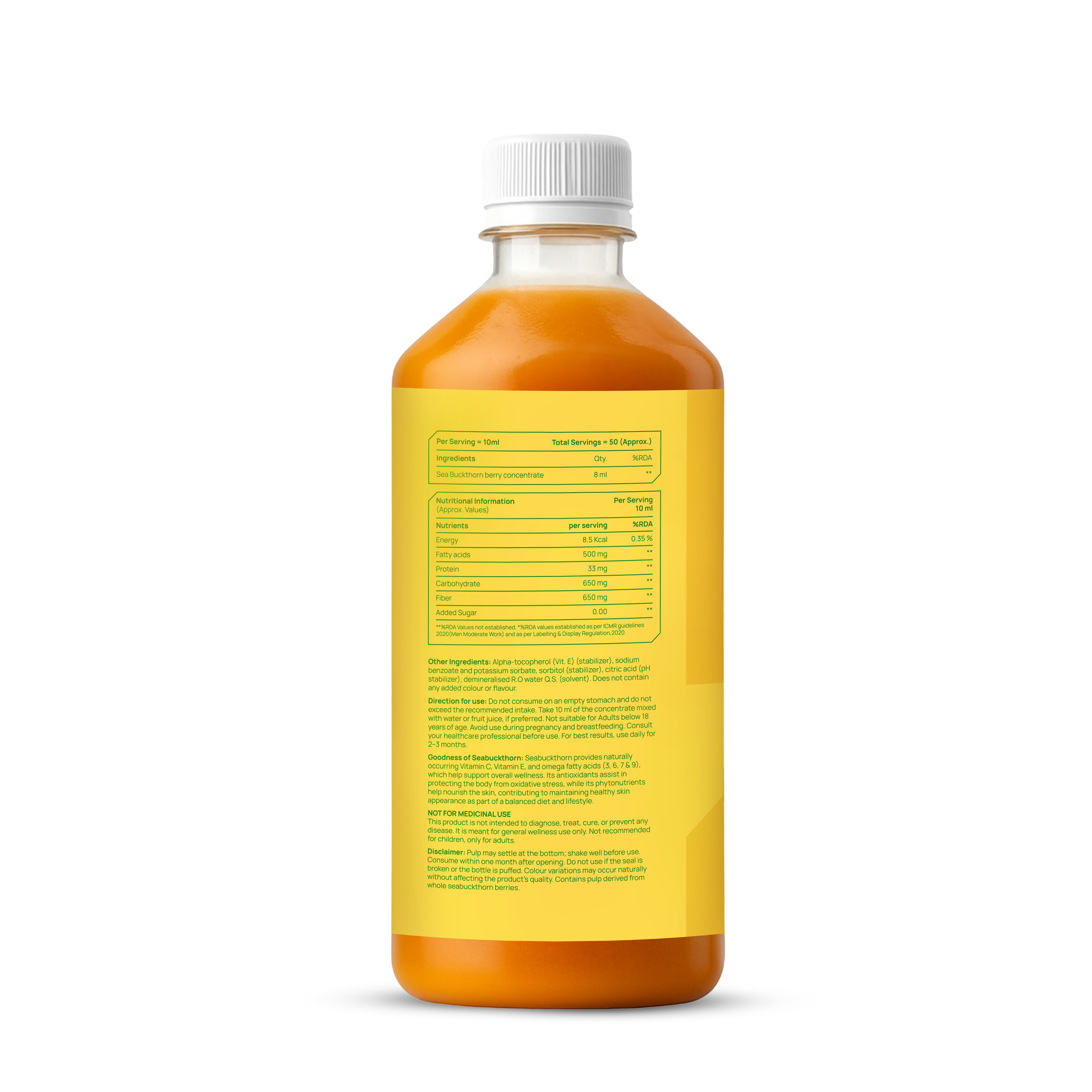 The Goodberry Sea Buckthorn Juice - 500ml